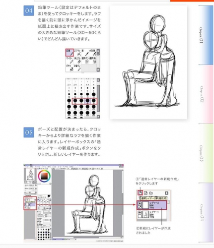 Lets MakeCharacterCGvol.1 CG插画 技巧解说 漫画资料 设计素材