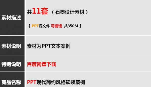 现代简约风格室内设计样板房软装概念方案PPT模板可编辑设计素材