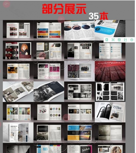 2019国外新精品杂志宣传画册内页排版设计indesign素材id模板合辑