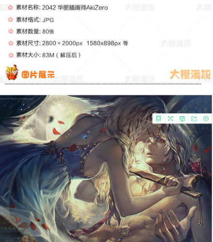 画师 AkiZero 可爱绚丽帅气插画作品 华丽少女厚涂CG动漫美术素材