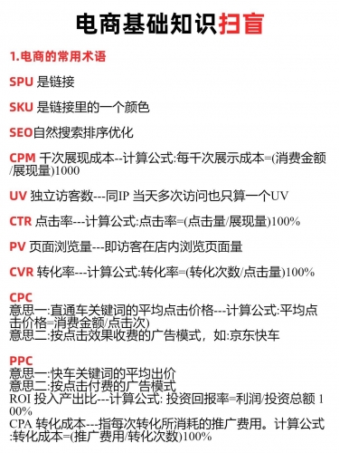 电商基础知识